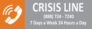 Crisis Line logo.